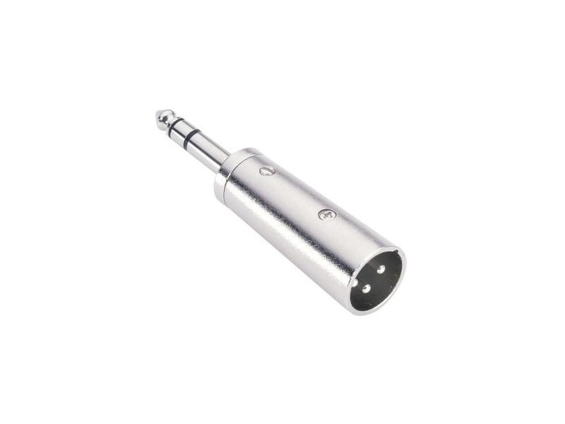 ADAM HALL 7855 Adapter 6,3 mm jack stereo męski na XLR męskie